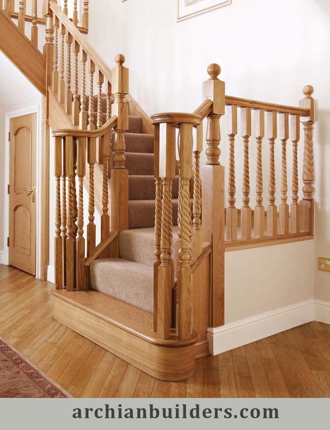 04 Wooden Design Stair Railing (3)